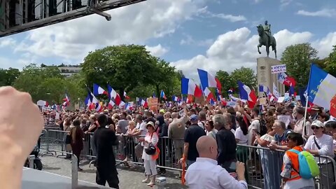 🇫🇷🇫🇷🇫🇷 24.7.2021 Paris: Großdemonstrationen gegen Gesundheitspass - contre le pass sanitaire 🇫🇷🇫🇷🇫🇷