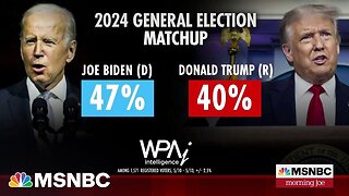 Biden leading Trump by seven points in new 2024 polling #Trending