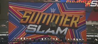 Summer Slam crowd largely maskless