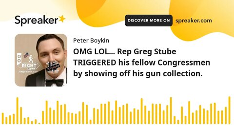 OMG LOL... Rep Greg Stube TRIGGERED his fellow Congressmen by showing off his gun collection.