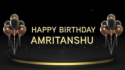 Wish you a very Happy Birthday Amritanshu
