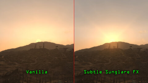 Fallout 3 Mods - Subtle Sunglare FX by CptJoker71