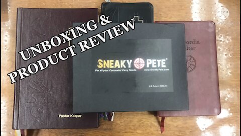 Sneaky Pete Holster Unboxing & Review