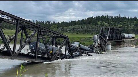 REPORT: Train Derailment With Multiple Tankers Leaking Petroleum Could Threaten River in Montana