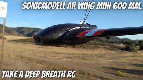 Flying the Sonicmodell AR Wing Mini 600mm.