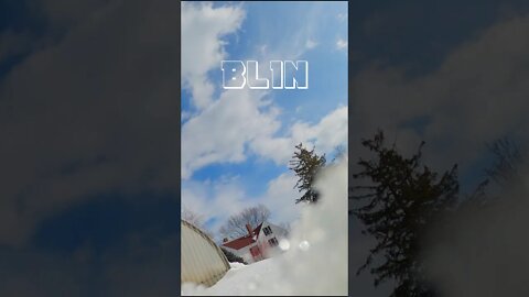 FPV Cam Covered in Snow Ditch #Shorts