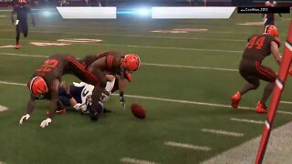 Force Fumble Recovered by Vernon #Fumble #Vernon #Browns #Defense