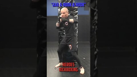 Heroes Training Center | Kickboxing & MMA "How To Throw A Jab & Hook & Hook" | #Shorts