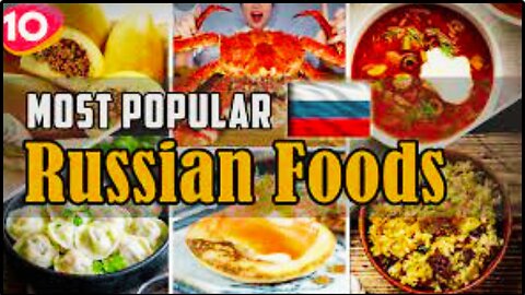 Top 10 Most Popular Russian Foods || Russian Traditional Cuisine & Street Foods || OnAir24