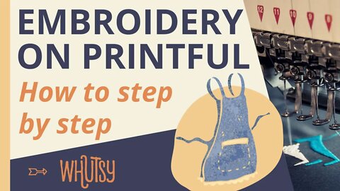 How to Create an Embroidery Design in Printful & Canva | Selling on Etsy With Print On Demand Pt. 1