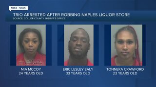 Trio accused of stealing $1k worth of liquor arrested
