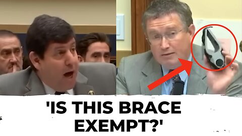 Is This Brace Exempt From This Rule? Thomas Massie questions ATF Director About New Stabilizing Rule