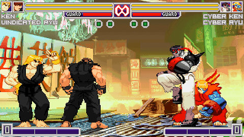 MUGEN - Vindicated Ryu & Vindicated Ken vs. Cyber Ryu & Cyber Ken - Download
