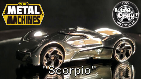 "Scorpio" in Chrome- Model by Metal Machines by ZURU