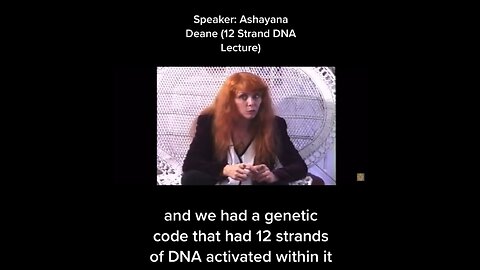 Ashayana Deane : “ We originally hold 12 strands of DNA , not 2 🧬 “