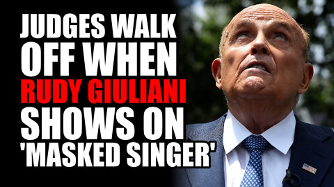 Judges Walk Off When Rudy Giuliani Shows on Masked Singer
