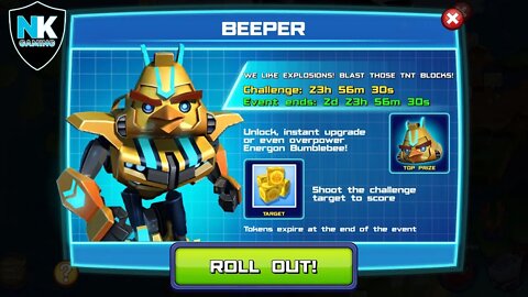 Angry Birds Transformers 2.0 - Beeper - Day 4 - Featuring Epic Optimus