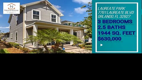 Take a Tour of Your Dream Home: 7761 Laureate Boulevard, Orlando, Florida 32827