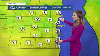 Beautiful weather Wednesday with temps in the 70s