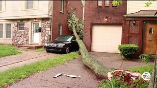 Sudden storm wreaks havoc across metro Detroit