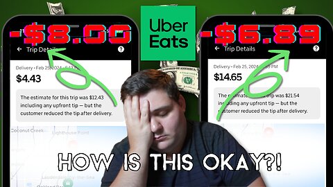 I Got Tip Baited Twice on UberEats! Here's How I Got Paid Anyway!