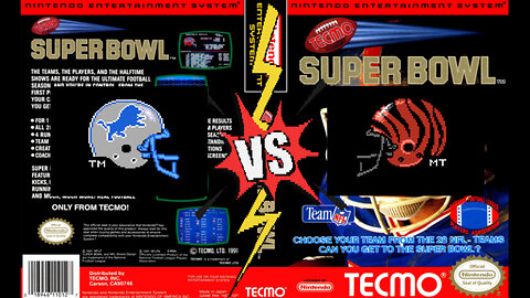 Tecmo Super Bowl - NES (Noobie lll vs Nazcas Last Son) Online Matches