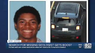 Search for missing geologist gets boost