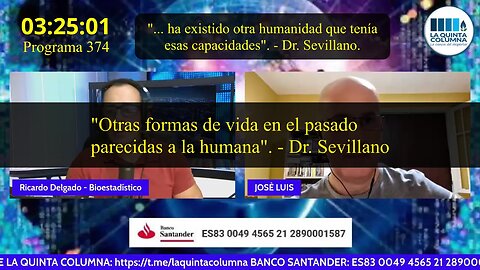 "Otras formas de vida en el pasado parecidas a la humana" - José Luis Sevillano (Programa 374).