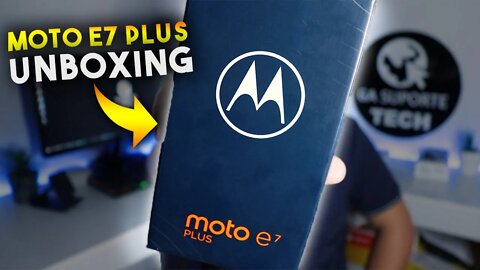 CUSTO-BENEFÍCIO! Moto E7 Plus - Unboxing e TUDO que você PRECISA SABER!