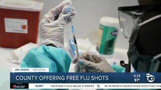 San Diego County offering free flu shots