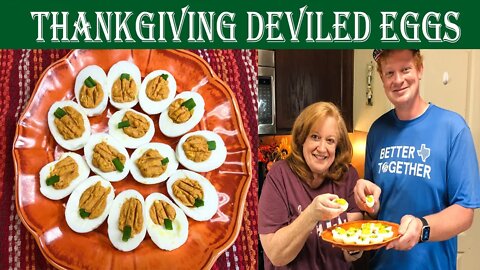 THANKSGIVING DEVILED EGGS | Holiday Side Dish | Joseph in the Kitchen