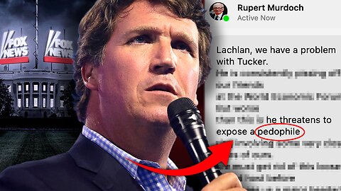 Tucker Carlson Was About To Expose Elite Pedophile Ring Before Being Ousted