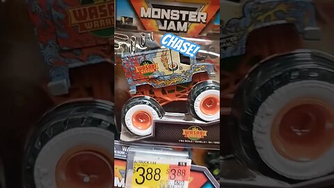 Spicy New Monster Jam Chase! Wasabi Warrior #shorts #diecast #monstertruck #monsterjam