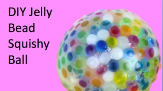 DIY Jelly bead squishy ball