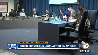 SDUSD considering legal action on Scripps Ranch AP tests