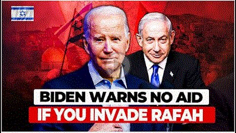 Election Pressure Forcs Biden To Give A Big Warning To Israel.