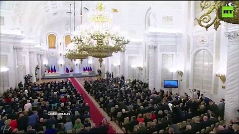 Putyin beszéde az Oroszországhoz való csatlakozásról szóló ünnepségen