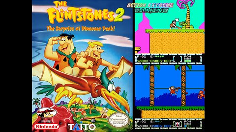 The Flintstones 2: The Surprise at Dinosaur Peak! (Nes) Random Gameplay