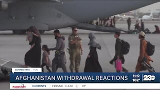 Officials comment on Afghan departure