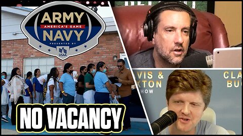 Army/Navy Booted from Hotels to Make Room for Illegals | The Clay Travis & Buck Sexton Show
