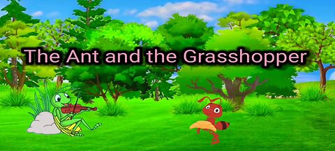 The Ant and the Grasshopper || Ai cartoon animation video