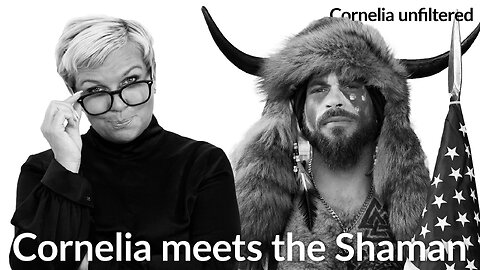 Cornelia möter Q shaman Jake Angeli- Chansley- svensk undertext