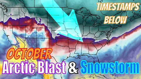 October Arctic Blast & Major Snow Storm Update! - Weatherman Plus Today