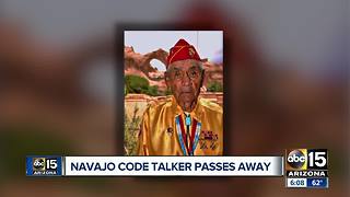 Navajo code talker passes away