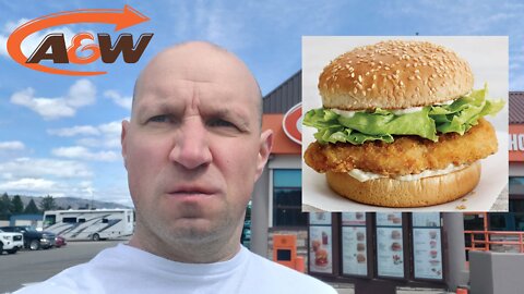 A&W's Chubby Chicken Burger!