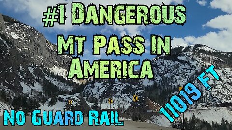 Traveling Across America - Episode 28 Million Dollar Hwy Red Mountain Pass #1 Dangerous Pass in US