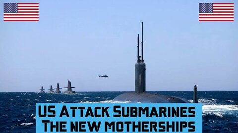 US Attack Submarines - The new motherships #usnavy #losangelesclasssub