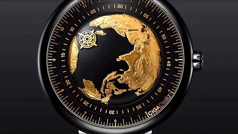 68 HOURS TO MAKE THIS GOLD DIAL - CIGA Design GOLD GILDED BLUE PLANET WATCH - NEW RELEASE - REVIEW