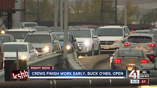 Buck O’Neil Bridge back open ahead of schedule