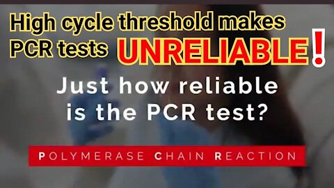 High cycle threshold makes PCR tests unreliable!
